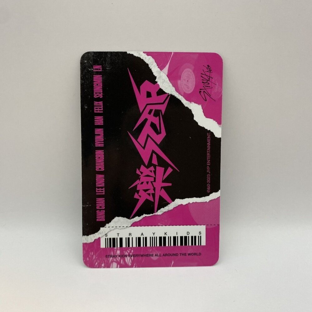 Stray Kids Lee Know Rock Star Official Photocard Kpop - Picture 2 of 2